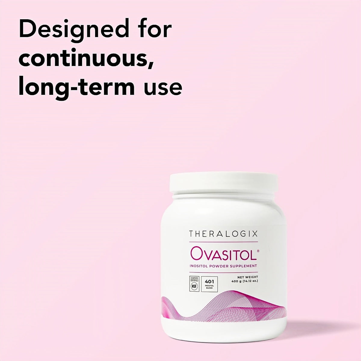 Theralogix Ovasitol Canister – Fertility & Hormone Health, NSF Certified